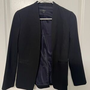 Jcrew Going Out Blazer Size 0 Black
